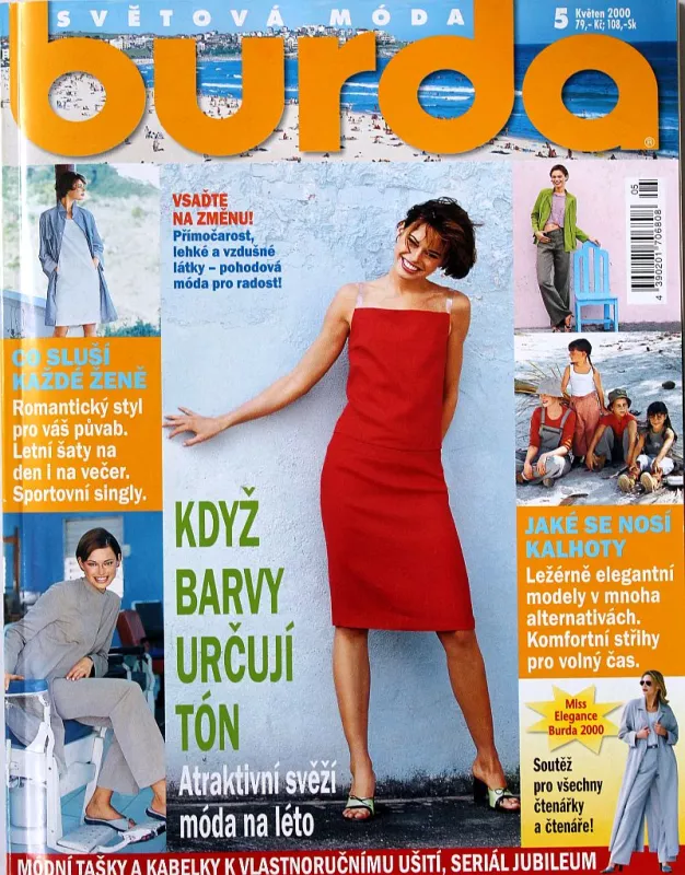Burda 5/2000 -CZ- časopis se střihy