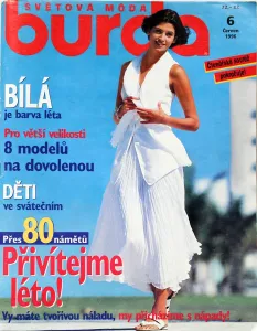 Burda 6/1996 -CZ- časopis se střihy