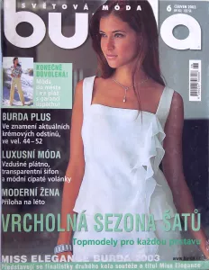 Burda 6/2003 -CZ- časopis se střihy (Var. 2)