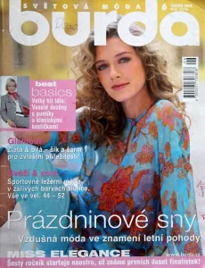 Burda 6/2005 -CZ- časopis se střihy (Var. 2)