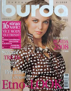Burda 6/2008 -CZ- časopis se střihy (Var. 2)
