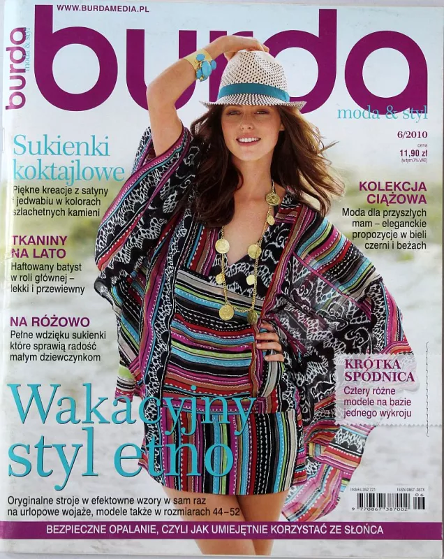 Burda 6/2010 -PL- časopis se střihy