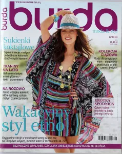 Burda 6/2010 -PL- časopis se střihy