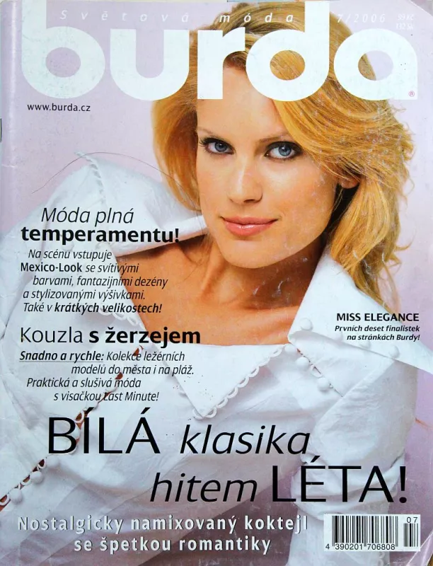 Burda 7/2006 -CZ- časopis se střihy (Var. 2)