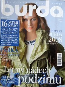 Burda 8/2008 -CZ- časopis se střihy (Var. 2)