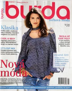 Burda 8/2010 -CZ- časopis se střihy