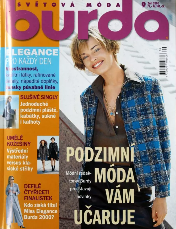 Burda 9/2000 -CZ- časopis se střihy