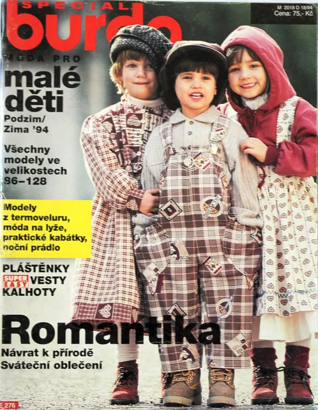 Burda - Móda pro malé děti podzim/zima 1994 -CZ-