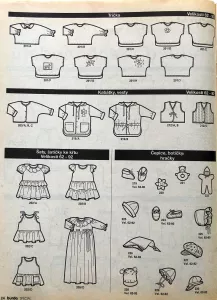 Burda - Móda pro nejmenší jaro/léto 1995 -CZ- přehled modelů 2