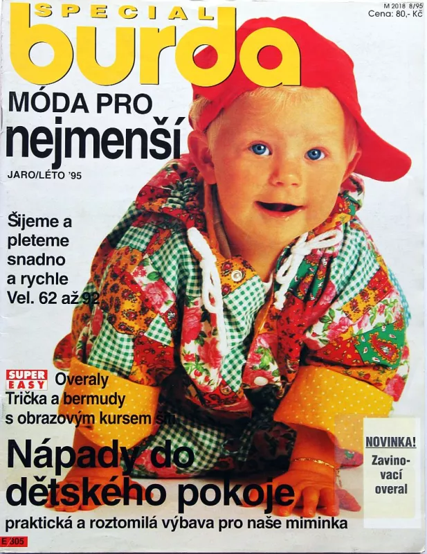 Burda - Móda pro nejmenší jaro/léto 1995 -CZ- časopis se střihy