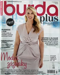 Burda PLUS 2/2017 -CZ- časopis se střihy