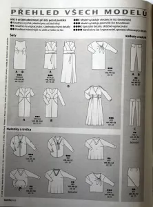 Burda PLUS 5/2016 -CZ- přehled střihů 1
