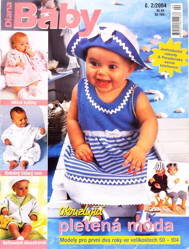 Diana BABY 2/2004 -CZ- okouzlující pletená móda
