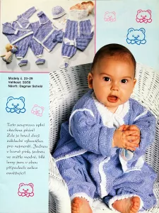Diana BABY č. 10 -CZ- okouzlující pletené modely pro naše nejmenší