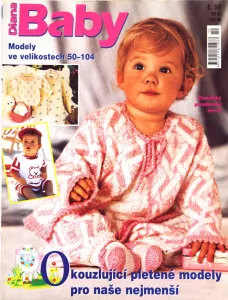 Diana BABY č. 10 -CZ- okouzlující pletené modely pro naše nejmenší
