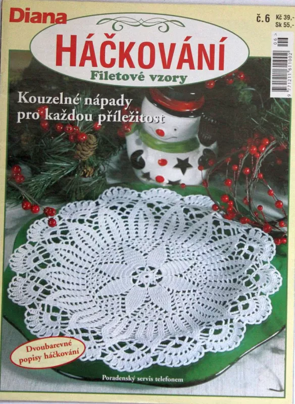 Háčkování - Filetové vzory č. 6 -Nápady pro každou příležitost