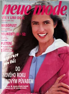 NEUE MODE 1/1991 -CZ- časopis se střihy
