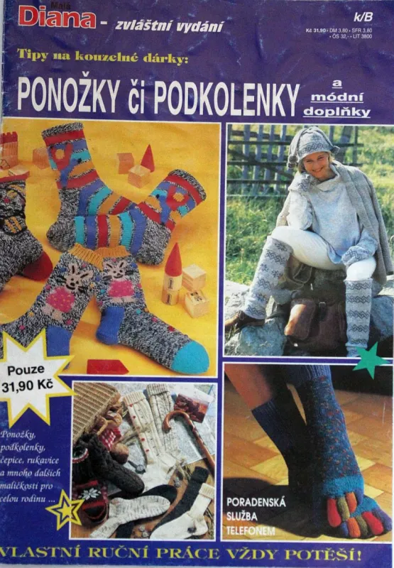 Ponožky či podkolenky kB -CZ- pletení pro potěšení