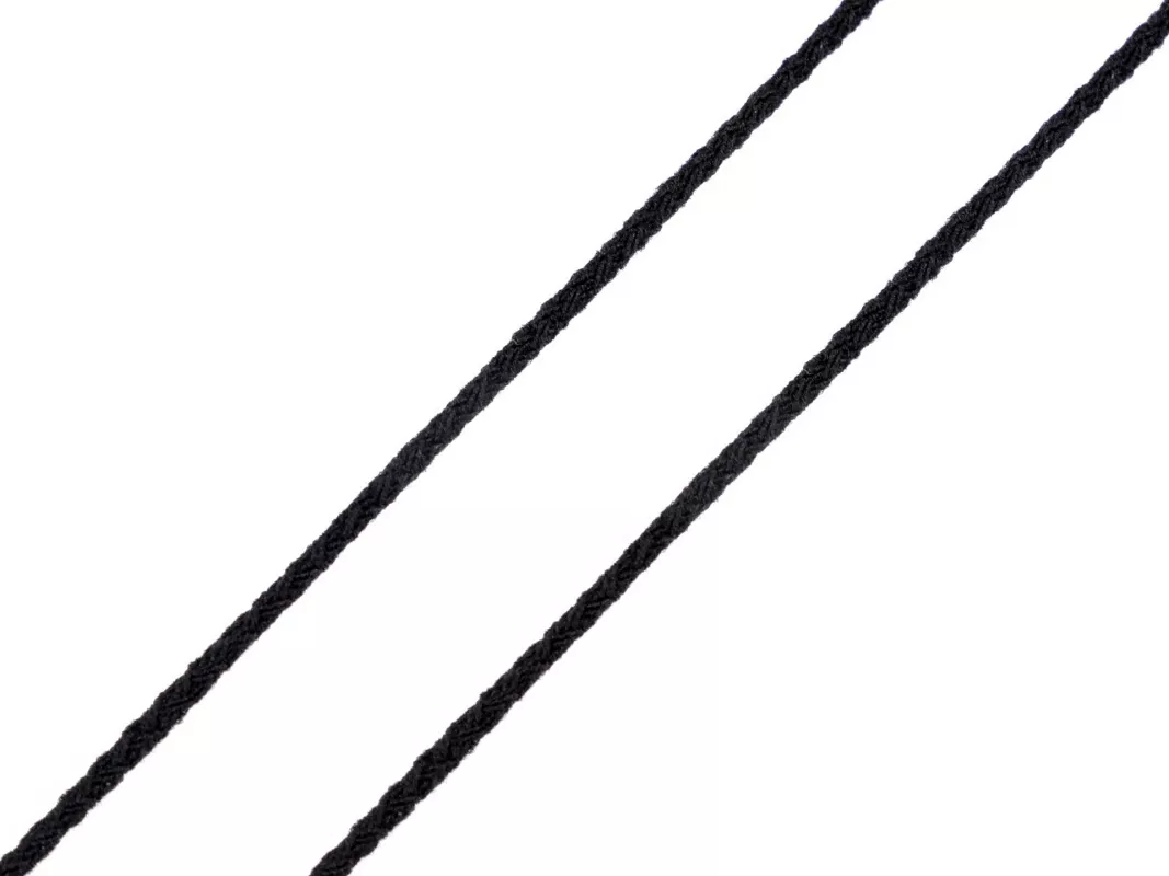 Pruženka kulatá Ø2 mm měkká - černá