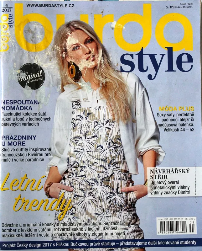 Burda 4/2017 -CZ- časopis se střihy