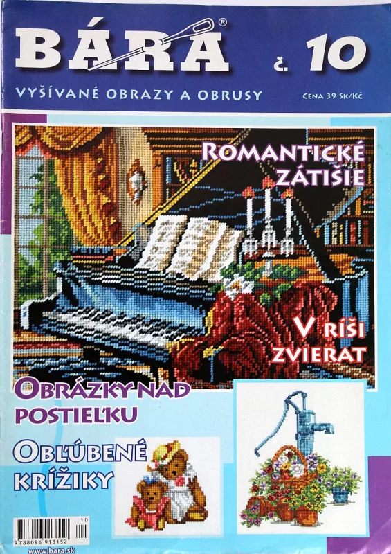Bára č. 10 -Sk- časopis vyšívané obrazy a ubrusy