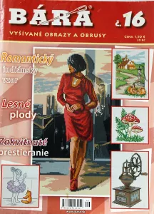Bára č. 16 -Sk- časopis vyšívané obrazy a ubrusy