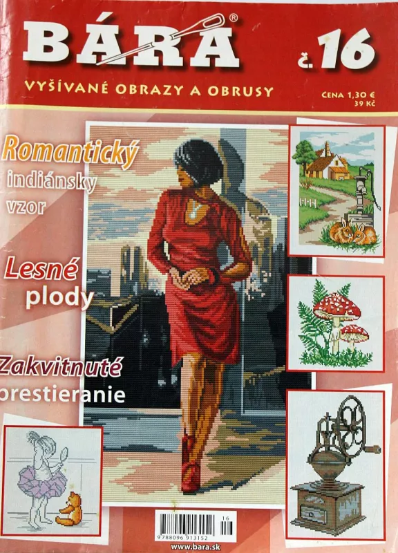 Bára č. 16 -Sk- časopis vyšívané obrazy a ubrusy