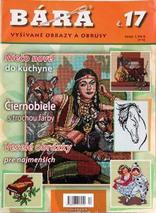 Bára č. 17 -Sk- časopis vyšívané obrazy a ubrusy