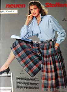 Burda 1/1982 RETRO -N- ukázka z časopisu 1