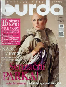 Burda 1/2009 -CZ- časopis se střihovou přílohou