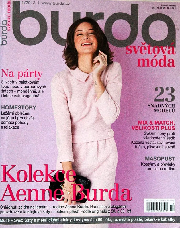 Burda 1/2013 -CZ- časopis se střihy