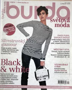 Burda 1/2014 -CZ- časopis se střihovou přílohou