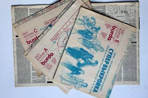 Burda 10/1990 -R- střihové přílohy komplet