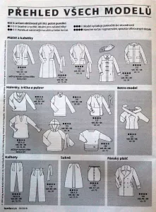 Burda 10/2018 -CZ- přehled střihů 1