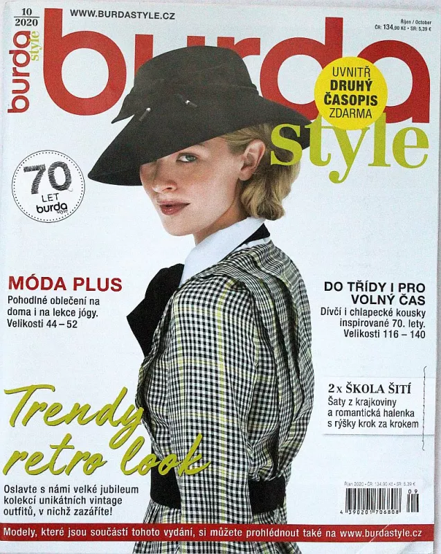 Burda 10/2020 -CZ- časopis se střihy