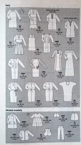 Burda 11/2013 -CZ- časopis se střihy Burda 11/2013 -CZ- přehled střihů 2