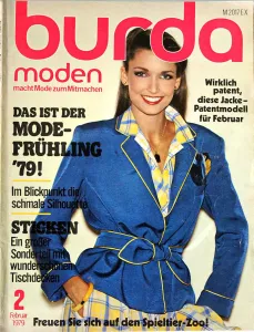 Burda 2/1979 -N- časopis se střihy