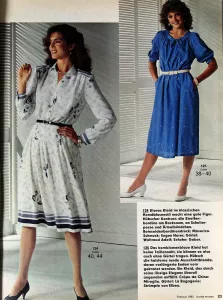 Burda 2/1982 -N- RETRO - časopis se střihy - ukázka 2