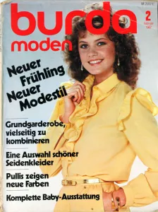 Burda 2/1982 -N- RETRO - časopis se střihy