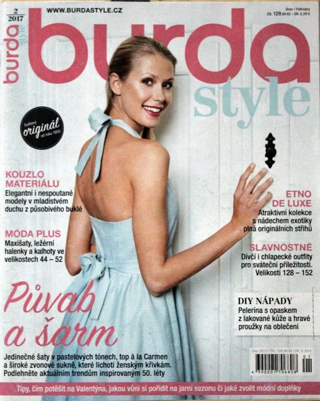 Burda 2/2017 -CZ- časopis se střihovou přílohou