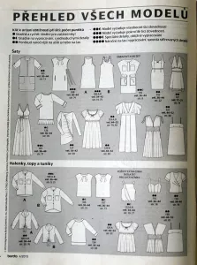 Burda 4/2013 -CZ- časopis se střihy Burda 4/2013 -CZ- přehled střihů 1