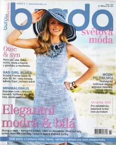 Burda 4/2013 -CZ- časopis se střihy