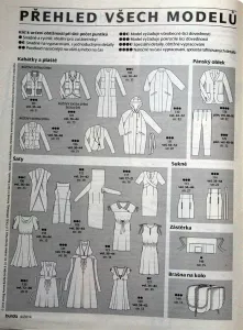 Burda 4/2014 -CZ- přehled střihů 1