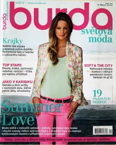 Burda 5/2013 -CZ- časopis se střihovou přílohou