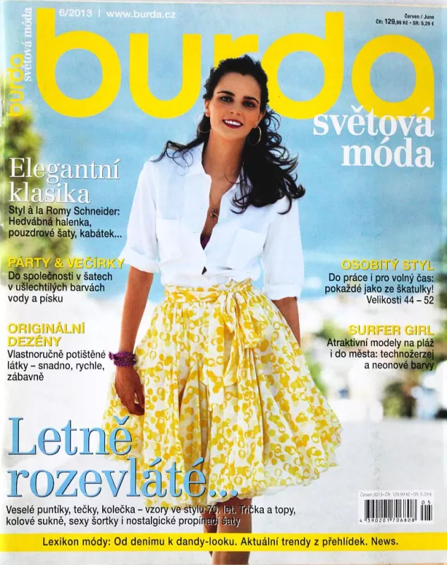 Burda 6/2013 -CZ- časopis se střihy
