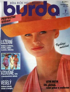 Burda 7/1991 -CZ- časopis se střihy