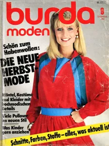 Burda 9/1982 -N- časopis se střihy 