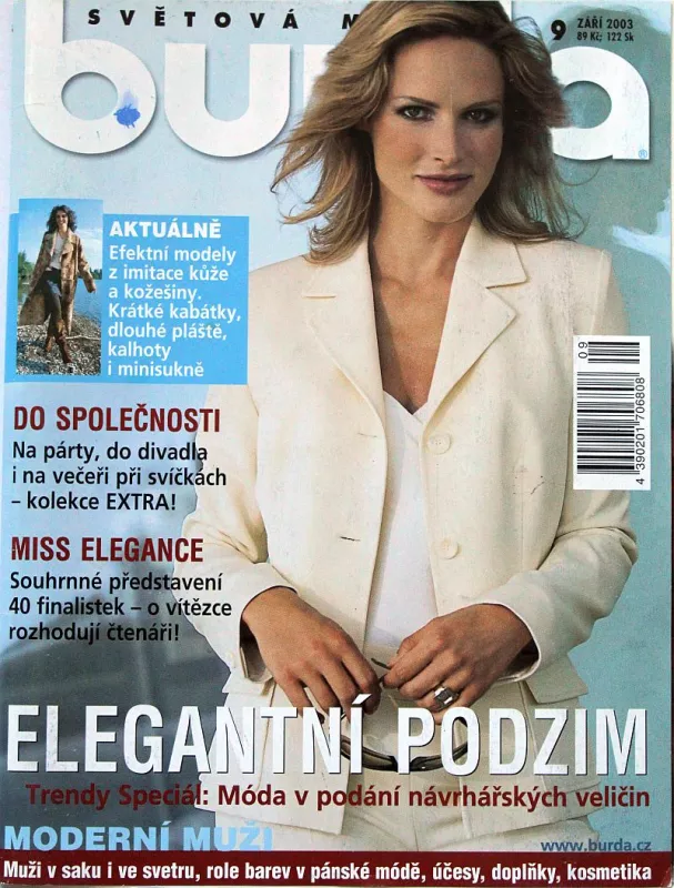 Burda 9/2003 -CZ- časopis se střihy