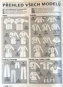 Burda 9/2007 -CZ- přehled modelů 1