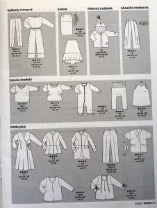 Burda 9/2020 -CZ- přehled střihů 2